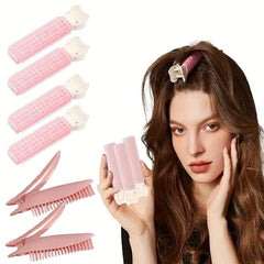 4pcs Volumizing Hair Root Clips Fluffy Hair Clips Heatless DIY Hair Curler
