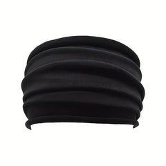 Bohemia Hair Ornaments Non Slip Elastic Wide Headband Stretchy Yoga Sports