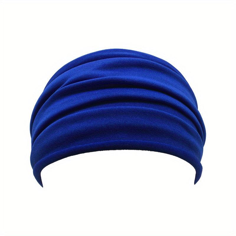 Bohemia Hair Ornaments Non Slip Elastic Wide Headband Stretchy Yoga Sports