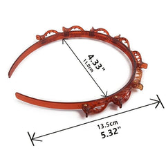 Double Layer Hairband Twist Headband Hair Decor Hair Accessories