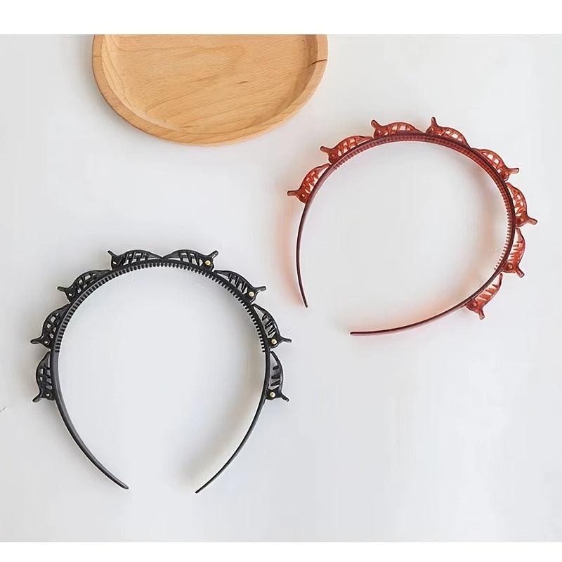 Double Layer Hairband Twist Headband Hair Decor Hair Accessories