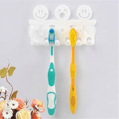 Smile Toothbrush Holder Suction Cup 5 Position