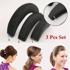 3pcs Invisible Sponge Hair Cashion Hair Styling Tool For Hair Style