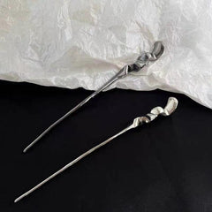 Vintage Chinese Style Silvery Hair Pin Headwear Hair Accessories