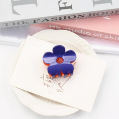 Sweet Flower Hair Claw Clip Non Slip Strong Hold Grip