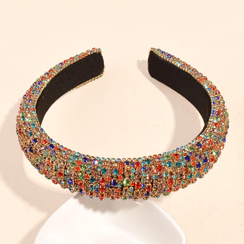 Baroque Banquet Party Hair Hoop Full Rhinestone Hair Accessories