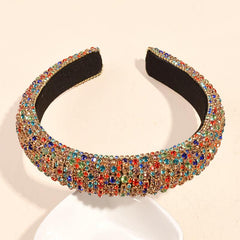 Baroque Banquet Party Hair Hoop Full Rhinestone Hair Accessories