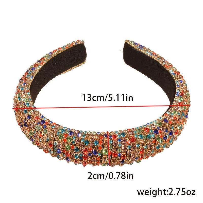 Baroque Banquet Party Hair Hoop Full Rhinestone Hair Accessories
