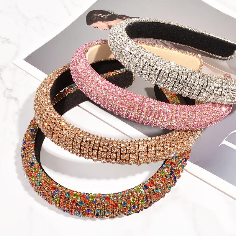 Baroque Banquet Party Hair Hoop Full Rhinestone Hair Accessories