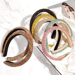 Baroque Banquet Party Hair Hoop Full Rhinestone Hair Accessories