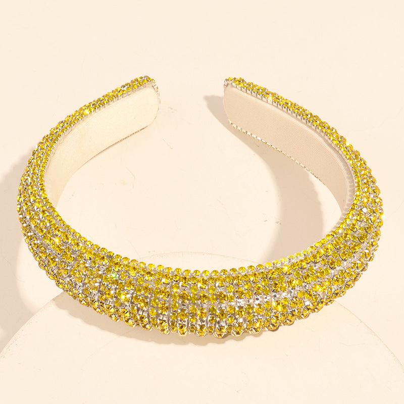 Baroque Banquet Party Hair Hoop Full Rhinestone Hair Accessories