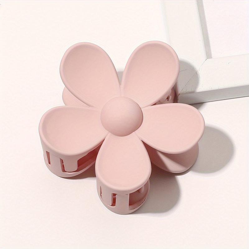 Large Flower Shaped Hair Claw Clip Ponytail Holder for Women Girls