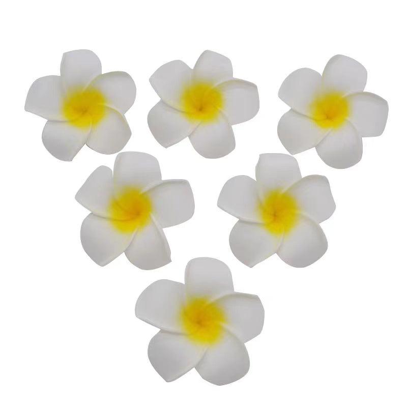 6pcs Simulation Flower Hair Clip for Seaside Bridal Hairclip Decor
