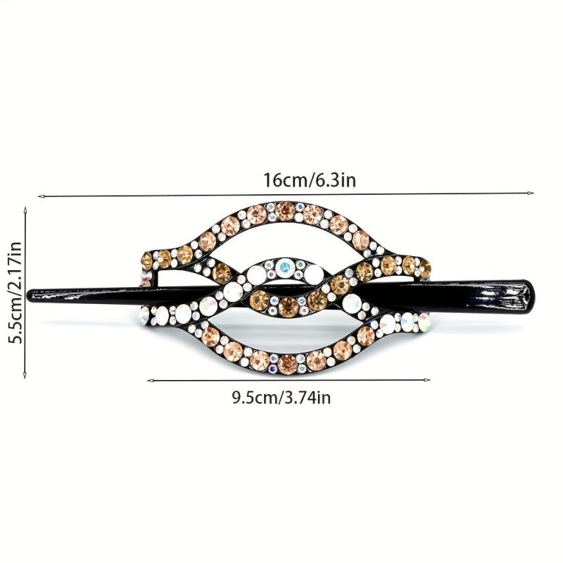 Crystal Hair Slider Hair Pin Head Jewelry Hair Accessories