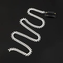 Golden Metal Chain Hairpins Tassel Hair Clips Braided Barrettes Hair Accessories