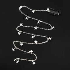 Golden Metal Chain Hairpins Tassel Hair Clips Braided Barrettes Hair Accessories