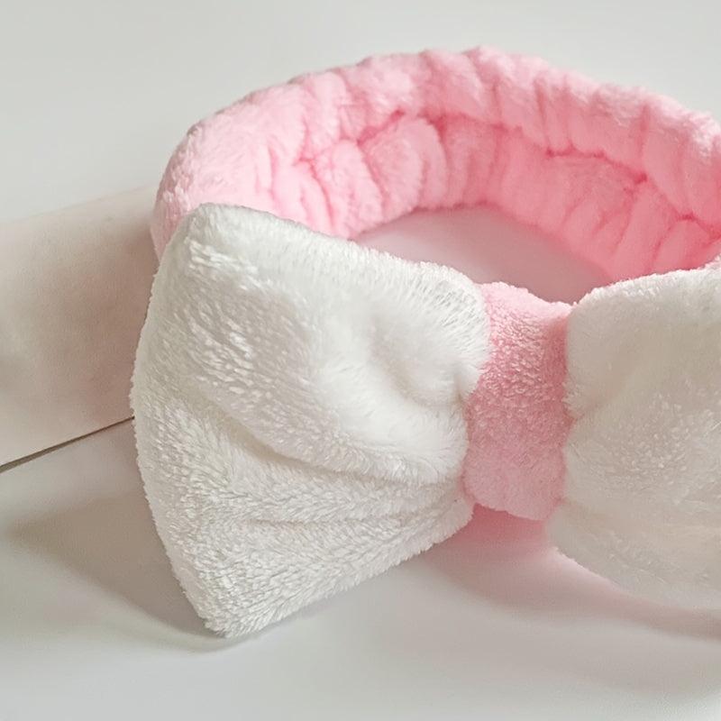 Coral Fleece Butterfly Headband Hairband Makeup Headband Female Hair Accessories