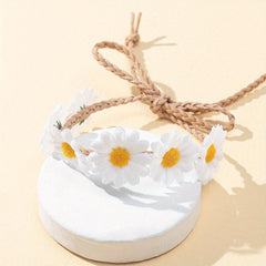 Sunflower Headband Bohemian Garland Hair Accessories Elastic Flower Crown