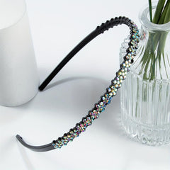 Colorful Rhinestone Hair Band Stretchy Head Hoop Nonslip Headband