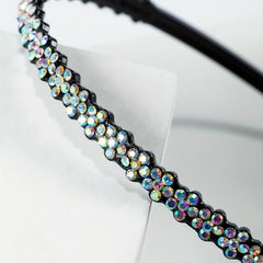 Colorful Rhinestone Hair Band Stretchy Head Hoop Nonslip Headband