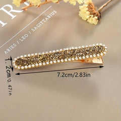 Crystal Rhinestone Hair Clip Women Metal Hair Accessories