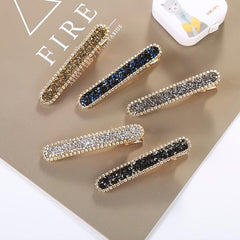 Crystal Rhinestone Hair Clip Women Metal Hair Accessories