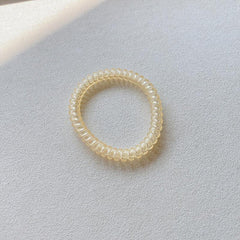 5pcs Luminous Skinny Spiral Hair Tie Hair Accessories Women Girls