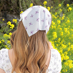 Butterfly Pattern Headband Triangle Bandana Bundle Hairband
