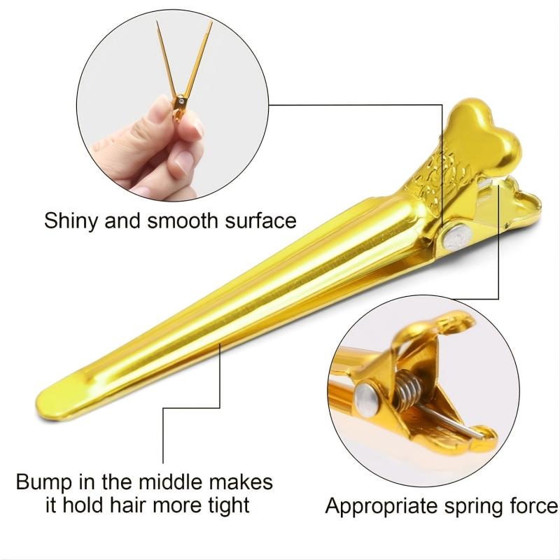 50pcs Hairpins Duckbill Thick For Hair Barber Clips Non Fixing Women Salon Slip