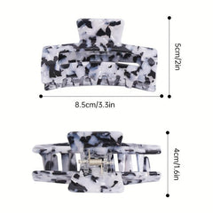 Acetate Acid Retro Hair Claw Shark Claw Ladies Hair Accessories
