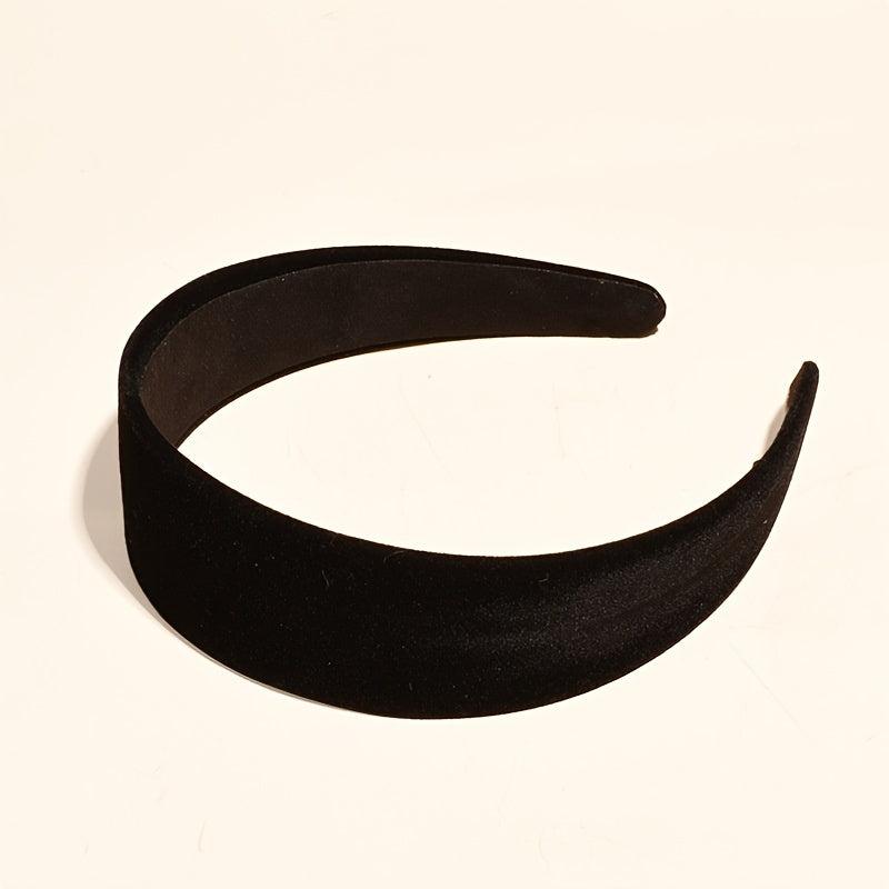 Vintage Velvet Hairband Wide Headband for Women and Girls