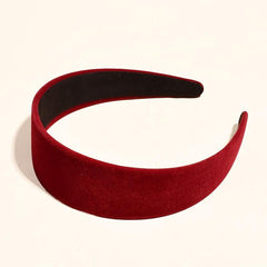 Vintage Velvet Hairband Wide Headband for Women and Girls