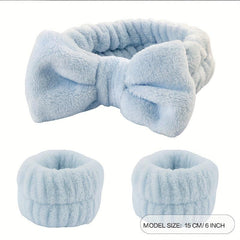 3Pcs Wrist Spa Washband Make Up Towel Band Wristband Scrunchies