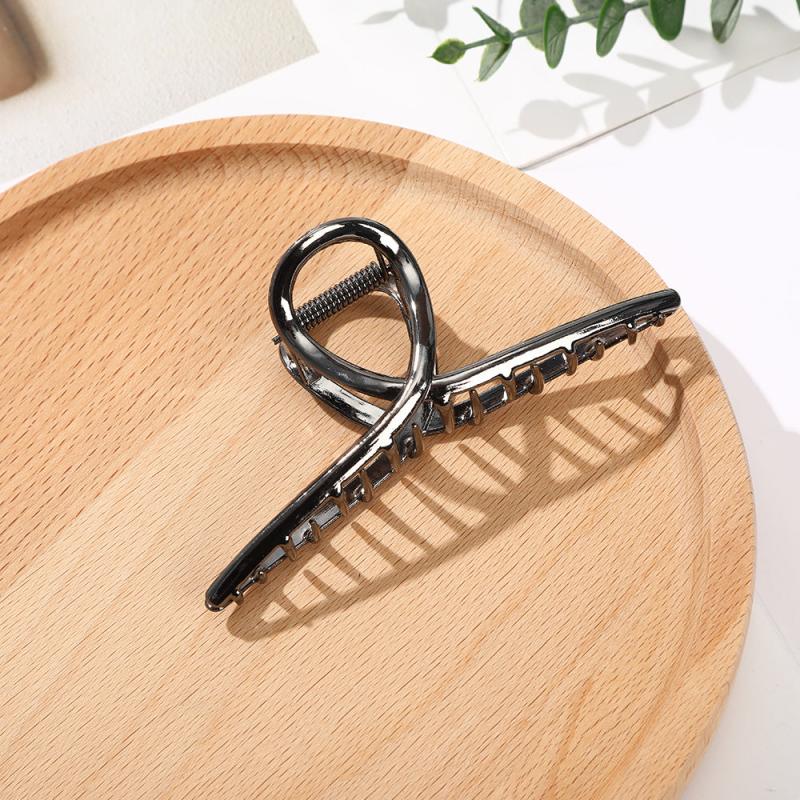 Brine Hair Claw Clips Large Golden Hair Claw Non Slip Hair Catch Barrette