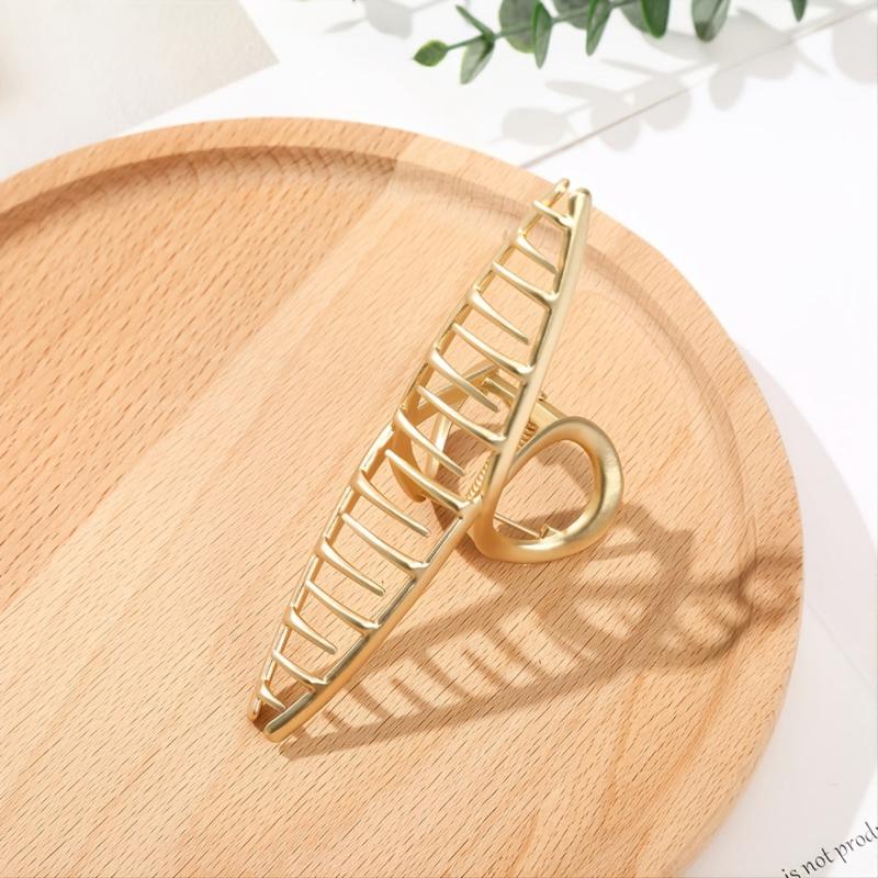 Brine Hair Claw Clips Large Golden Hair Claw Non Slip Hair Catch Barrette