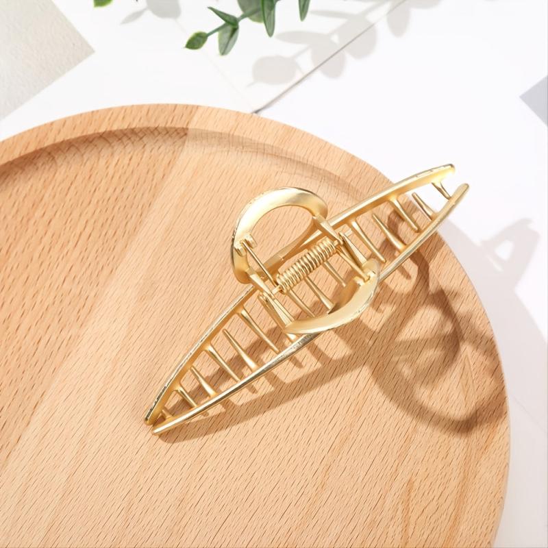 Brine Hair Claw Clips Large Golden Hair Claw Non Slip Hair Catch Barrette