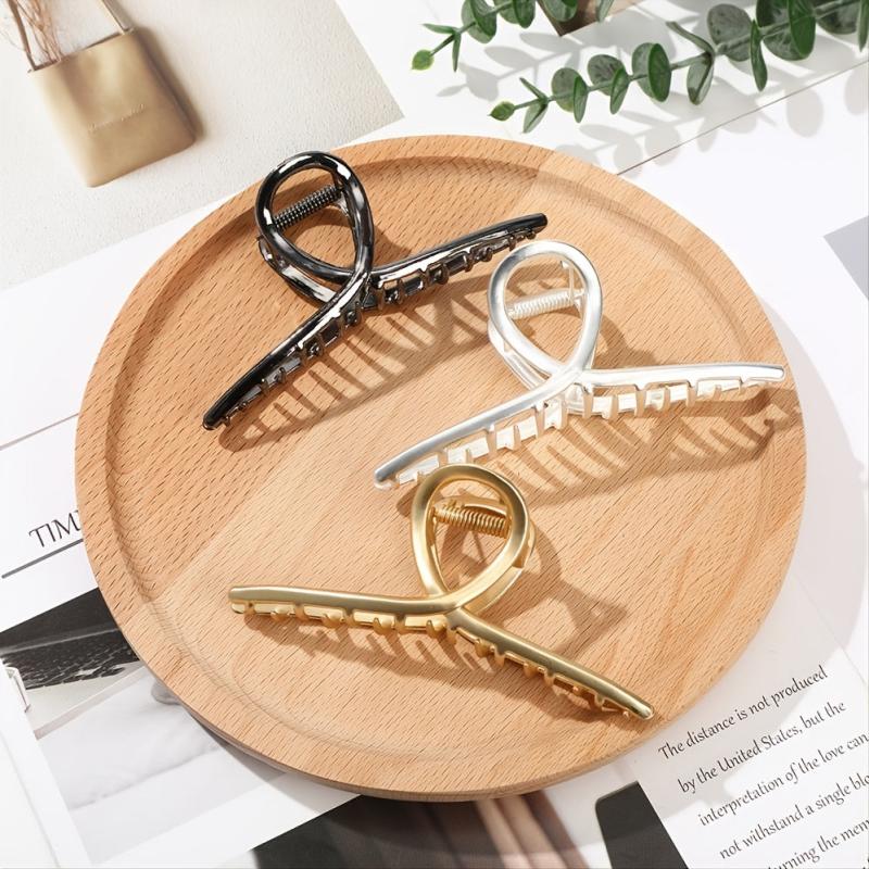Brine Hair Claw Clips Large Golden Hair Claw Non Slip Hair Catch Barrette