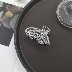 Y2K Silvery Butterfly Hair Claw Clip Headdress Accessories