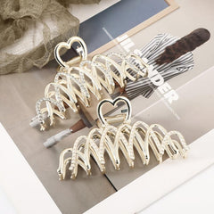 Faux Pearl Rhinestone Hair Claw Clips Strong Hold Grip Hair Jaw Clip