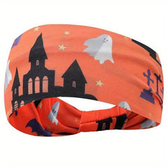 Skull Spider Web Halloween Hair Band Women Girls Hair Accessories