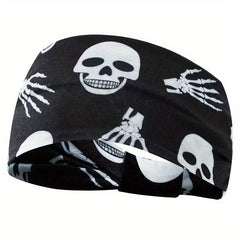 Skull Spider Web Halloween Hair Band Women Girls Hair Accessories