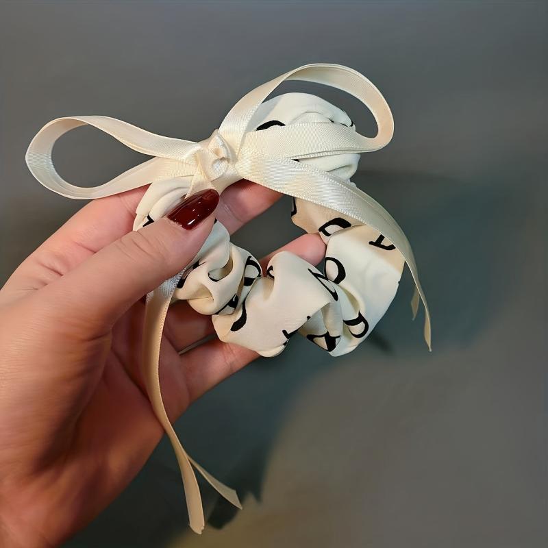 2pcs Bowknot Hair Tie Ribbon Style Hair Accessories