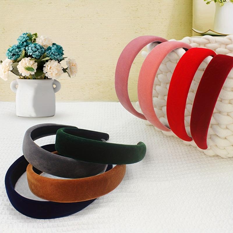 Velvet Headband Wide Padded Style Hair Band for Women Girls