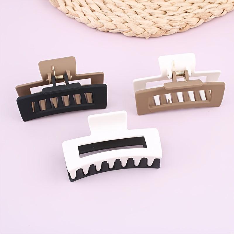 Frosted Hair Claw Clip Strong Hold Grip Hair Jaw Clip Thick Hair Accessories