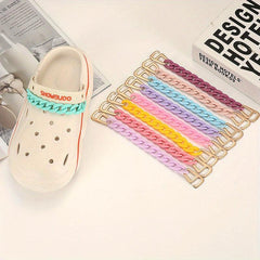 Chain Shape Hole Shoes Charm Clogs DIY Accessories Shoe Buckle Decoration
