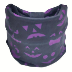 Pumpkin Horror Face Headband Stretchy Sports Hair Band