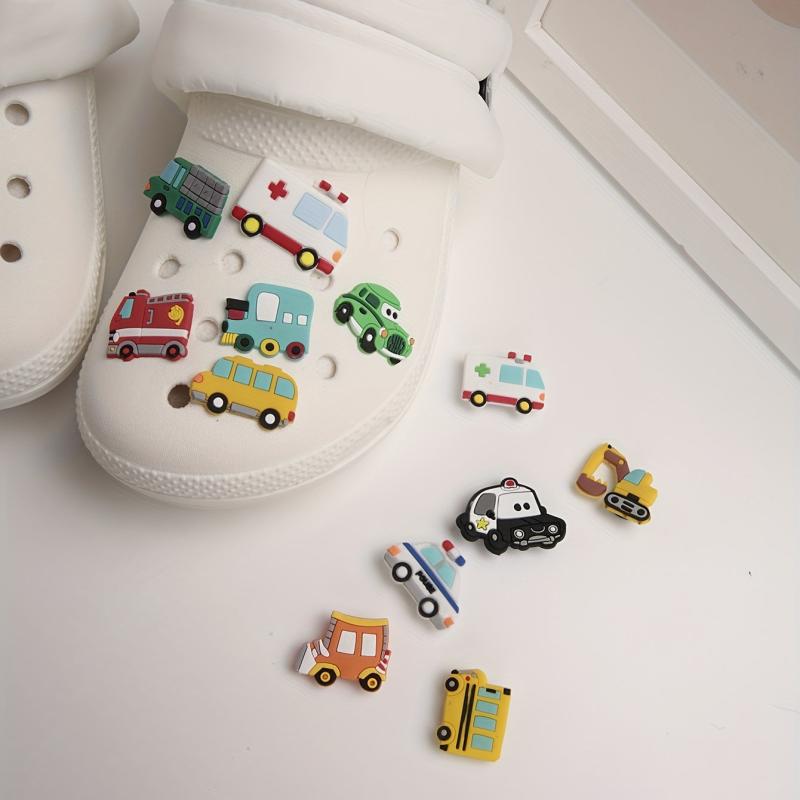 Car Cartoon Shoe Charms Decorations 12pcs Pack Kids Adults Party Favors