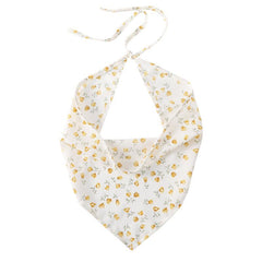 Women's Floral Triangle Bandana Headband Shawl Scarf