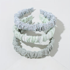 Green Floral Headband Boho Thin Hairband Vintage Style Hair Accessories