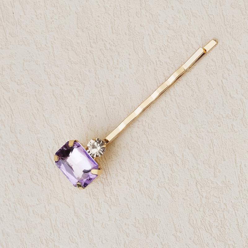 7pcs Rhinestone Hairpin Golden Hair Clip for Girls